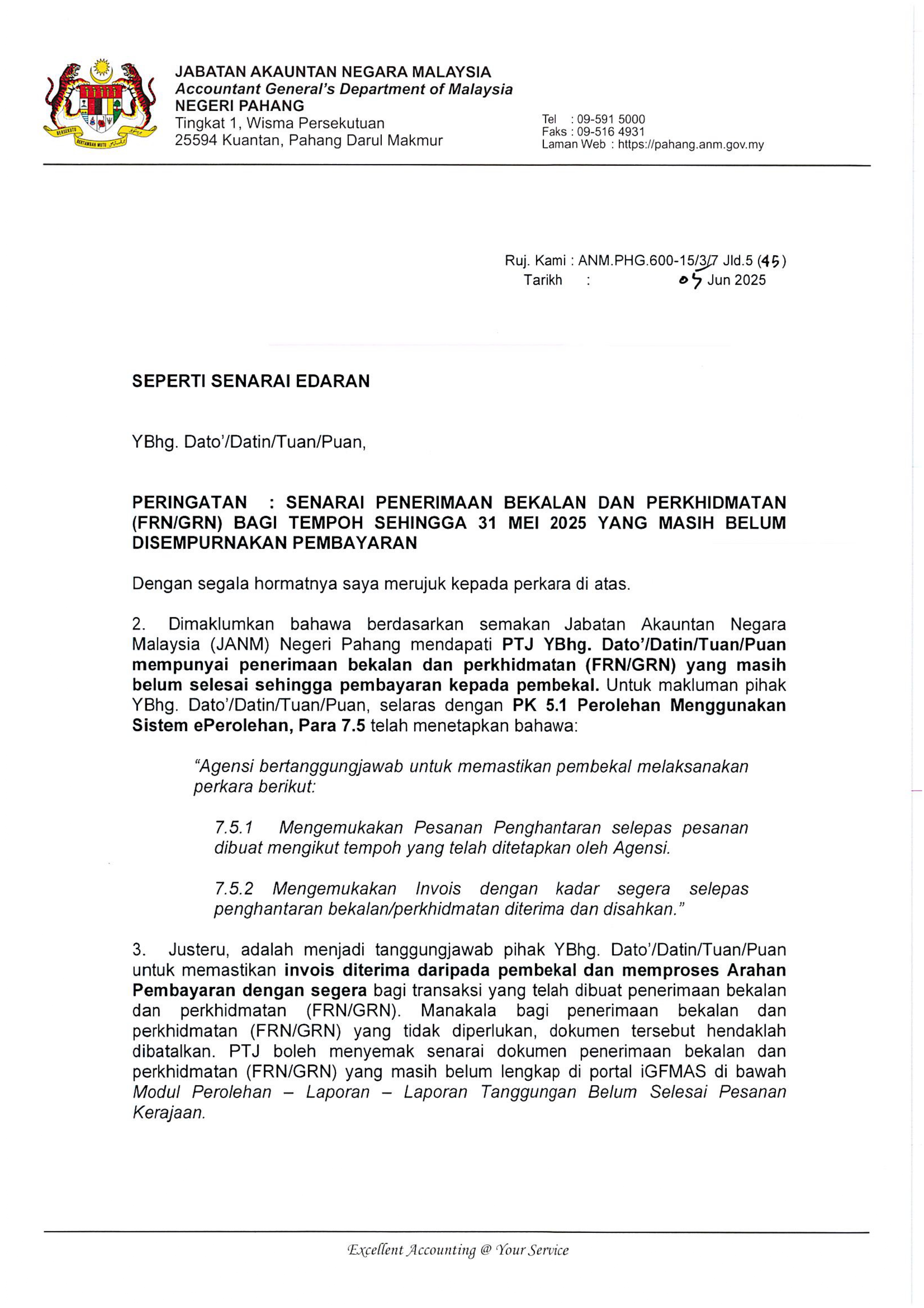 SURAT PERINGATAN GRN MEI 2025 page 0001